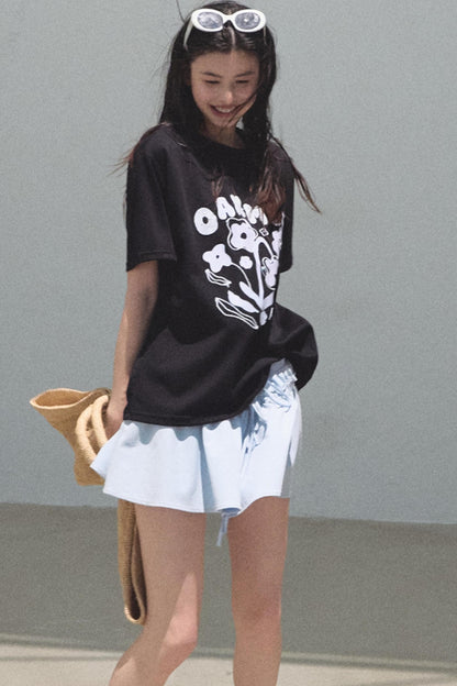 Count Her Flowers Cool Loose T-Shirt