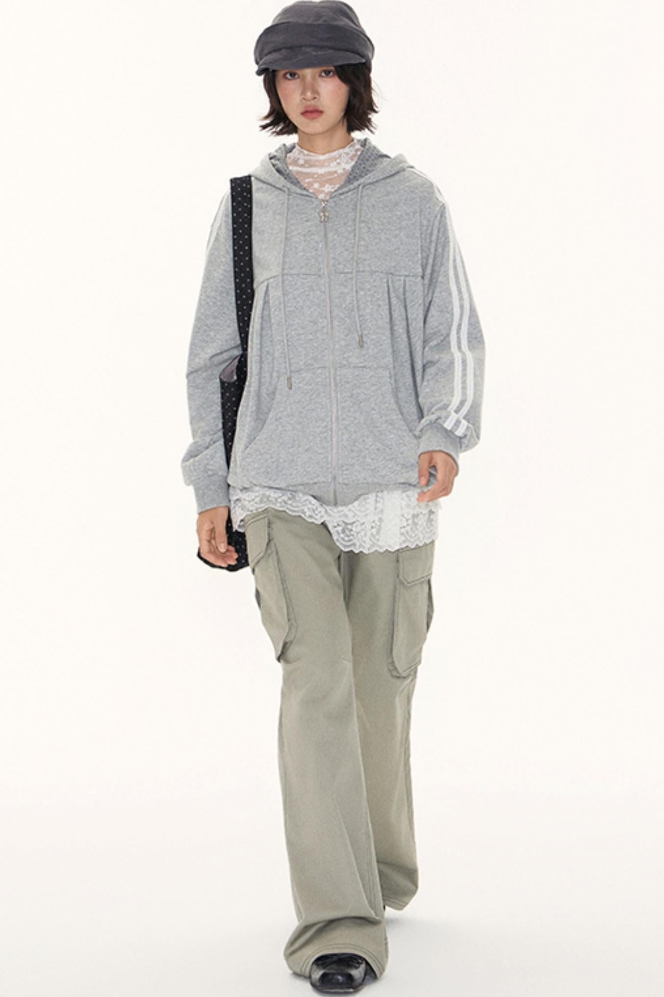 Vintage Pleated Cargo Pants