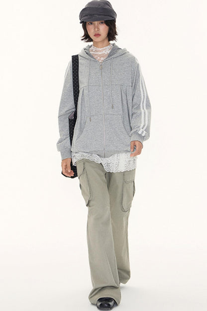 Vintage Pleated Cargo Pants