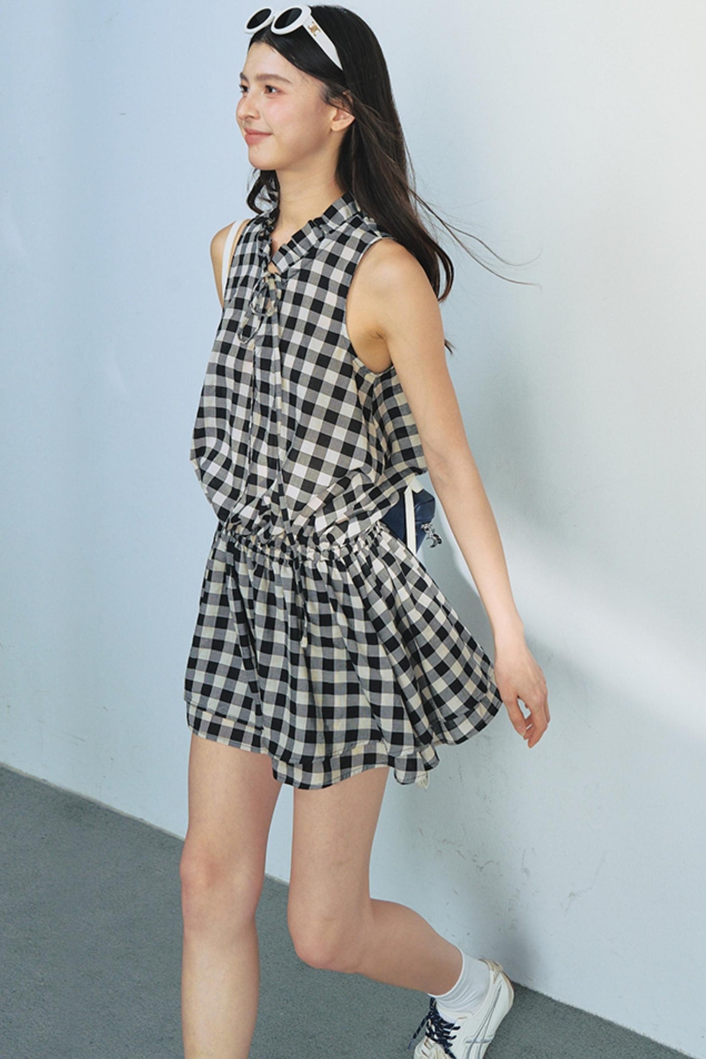 Plaid Mullet Dress