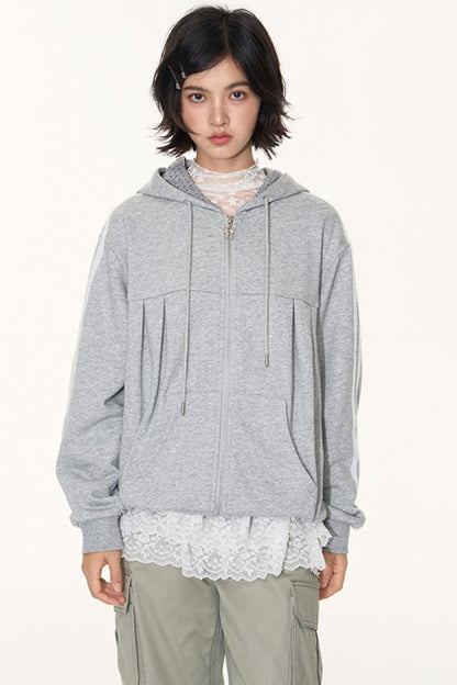 Lace Collar Shirt Transparent Top