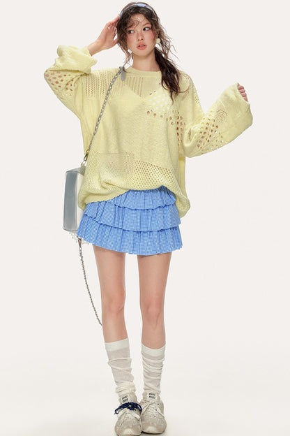 Lazy Sweet Multi-Layered Sweater
