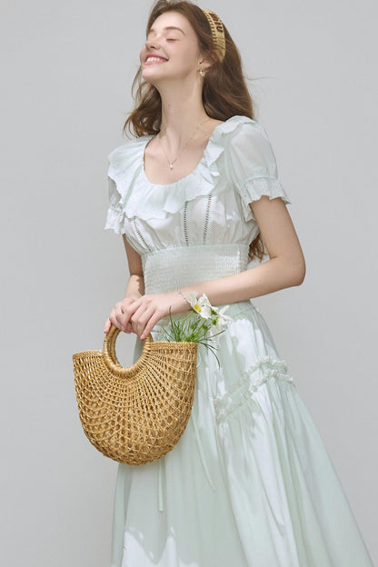 Puff Sleeve Top Skirt Set-Up