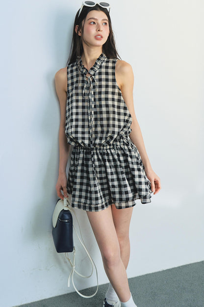 Plaid Mullet Dress