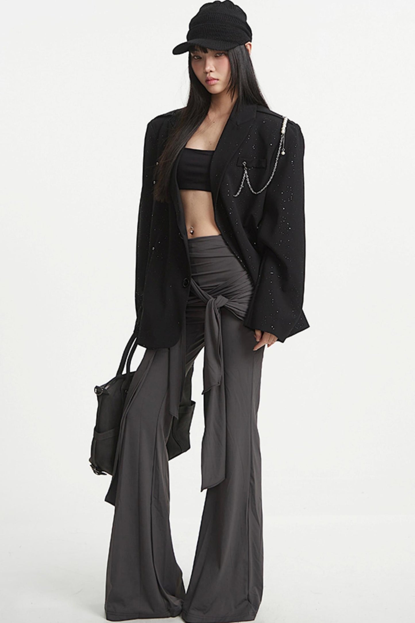 Strappy Flared Pants