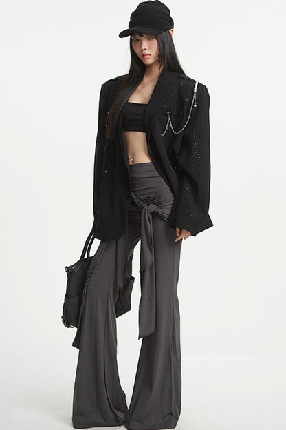 Strappy Flared Pants