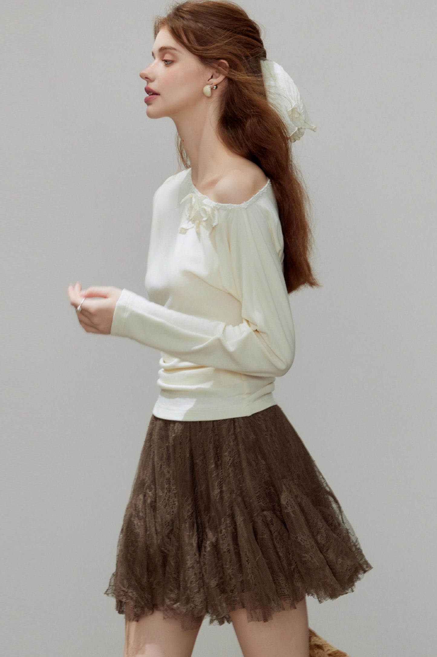 New Knitted Floral Sweater