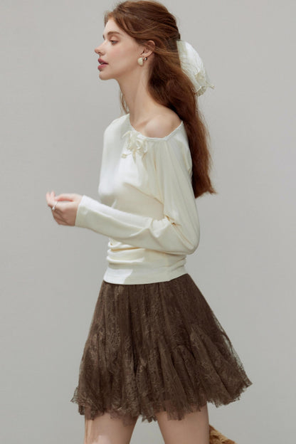 New Knitted Floral Sweater