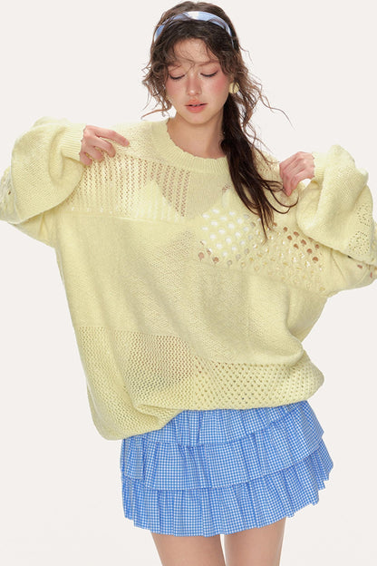 Lazy Sweet Multi-Layered Sweater