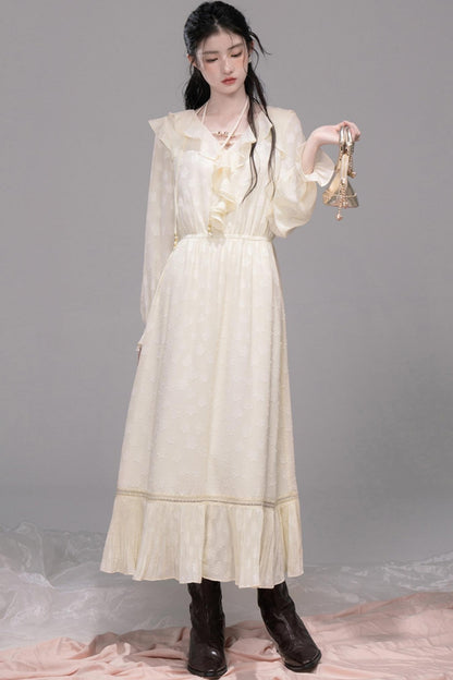 Lotus Pleated Halterneck Dress