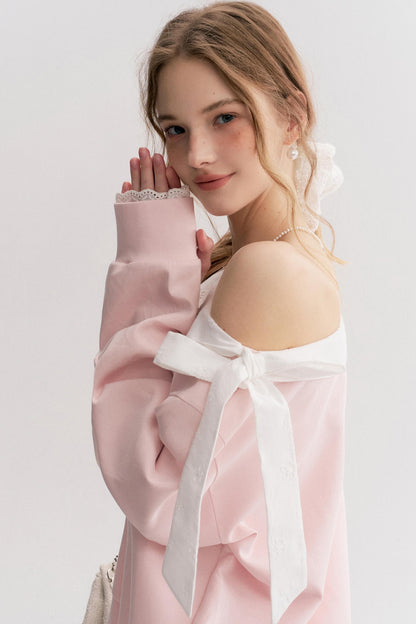 Balletcore Lace Sweatshirt