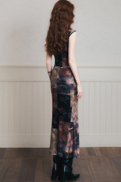 Vintage Chinese Cheongsam Dress