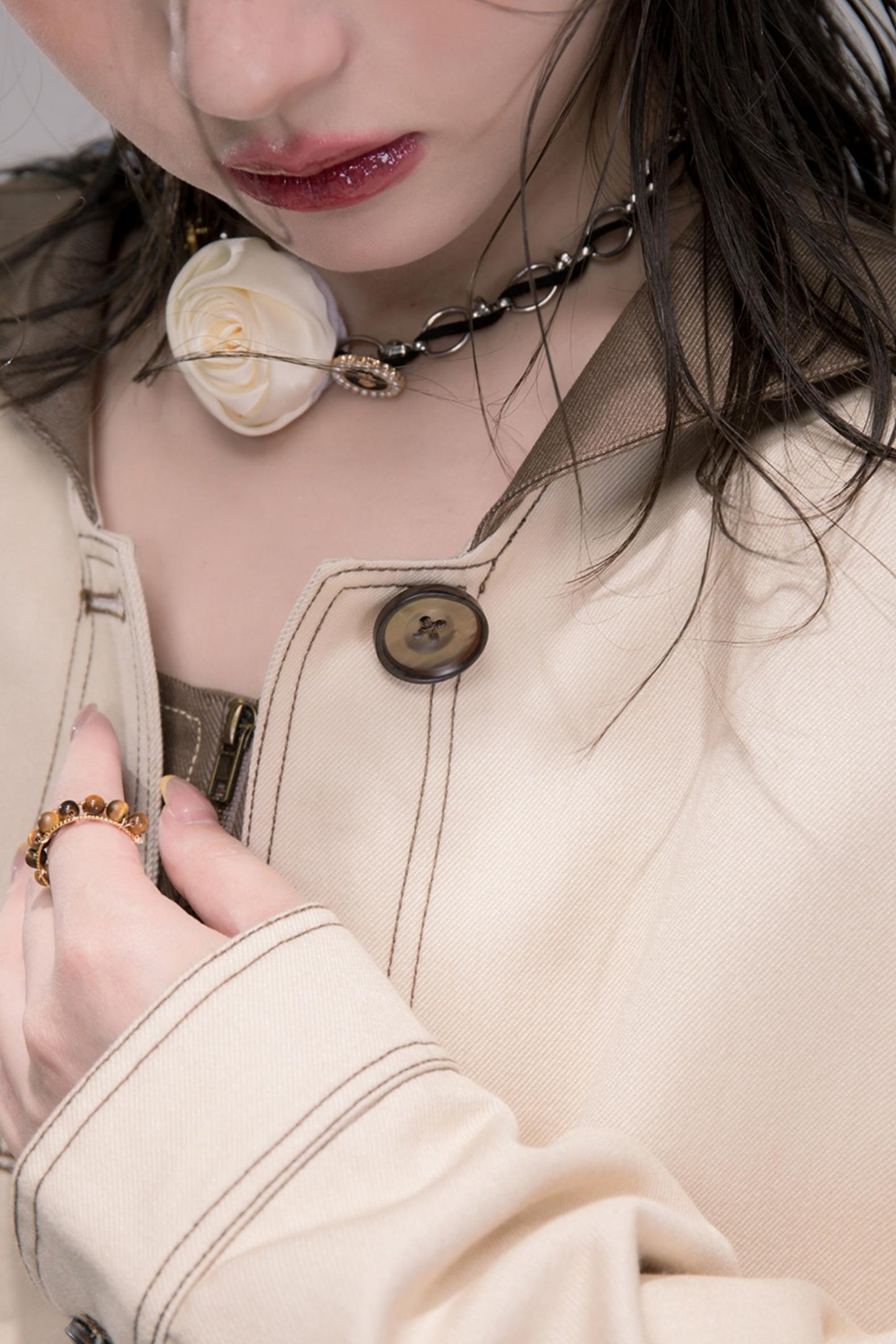 Mountain Apricot Denim Jacket Set-Up