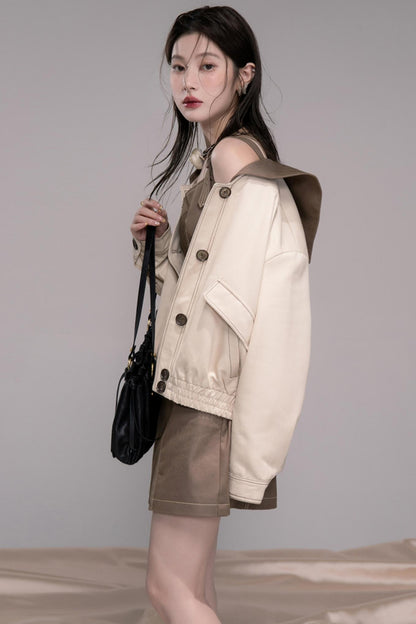 Mountain Apricot Denim Jacket Set-Up