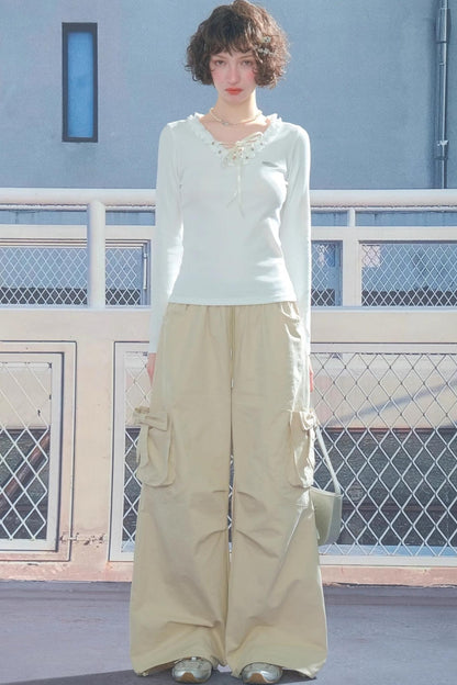 Elegant Wide-Leg Pants