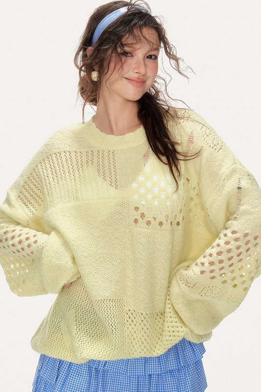 Lazy Sweet Multi-Layered Sweater