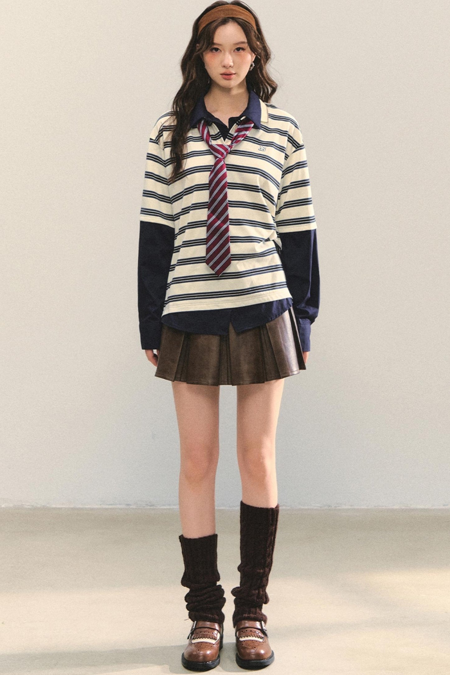 Elegant Leather Skirt