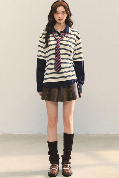 Elegant Leather Skirt