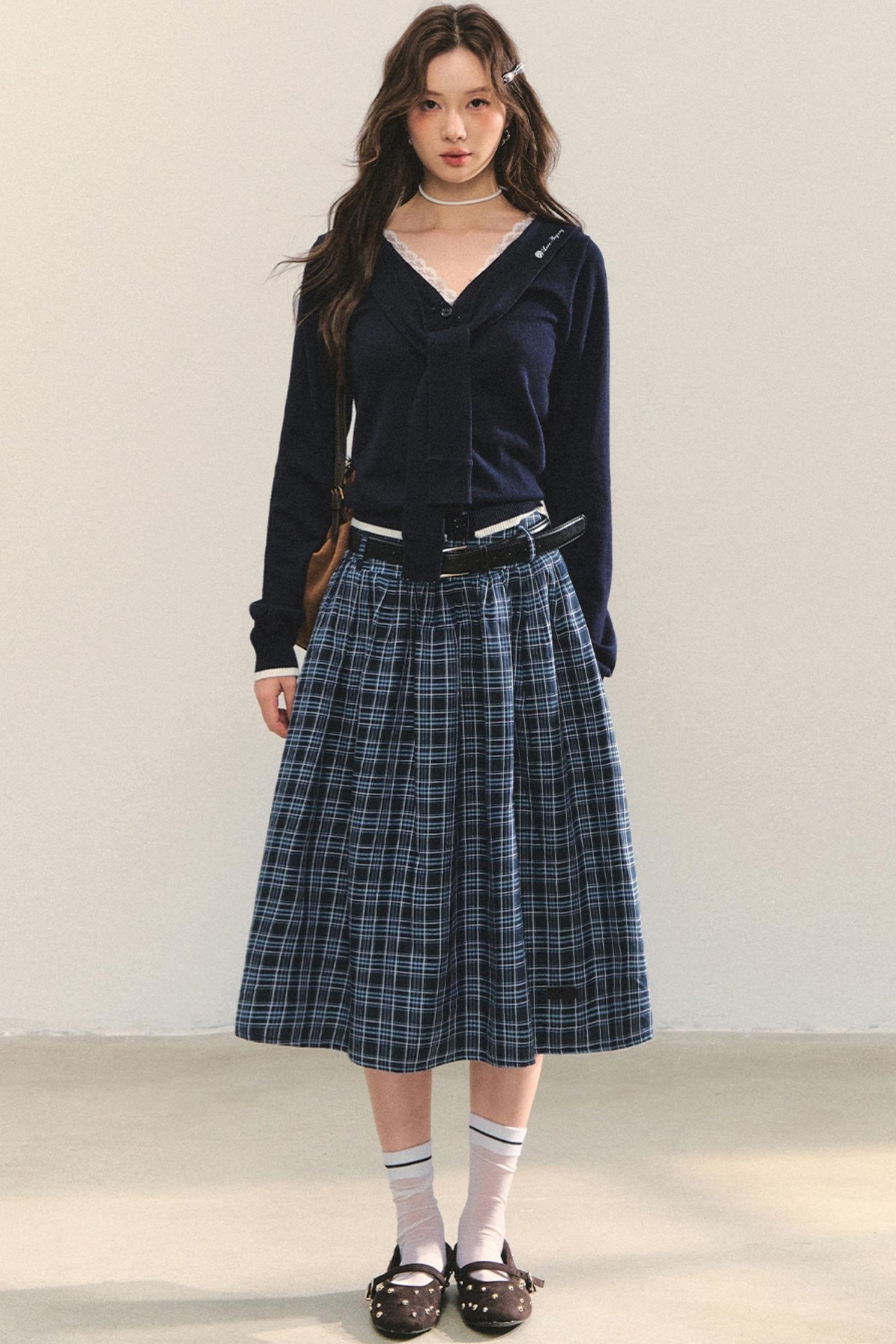 Luxe Patchwork Knit Sweater