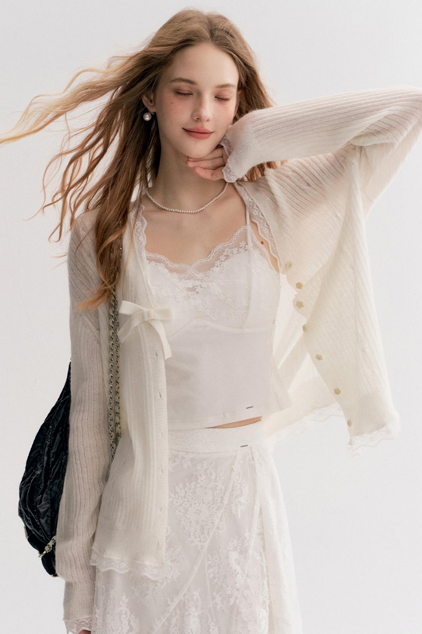 Romantic Lace High-Waisted Maxi Skirt