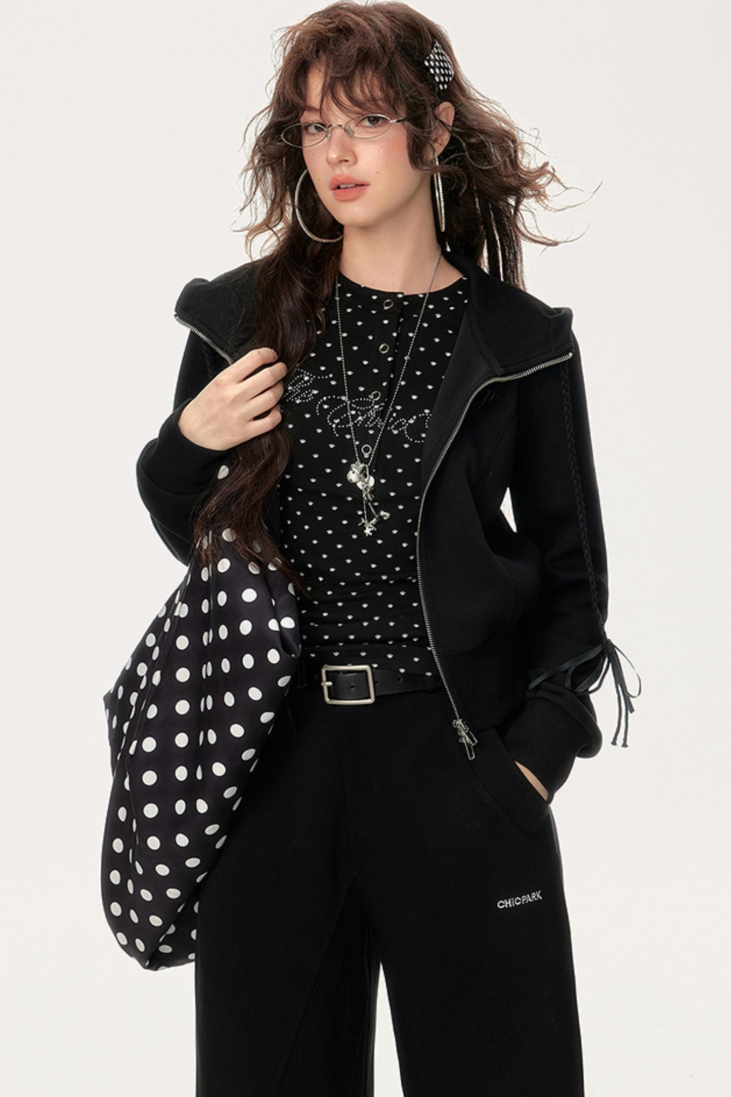 Elegant Hooded Cardigan