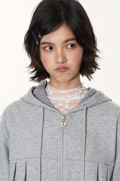 Lace Collar Shirt Transparent Top