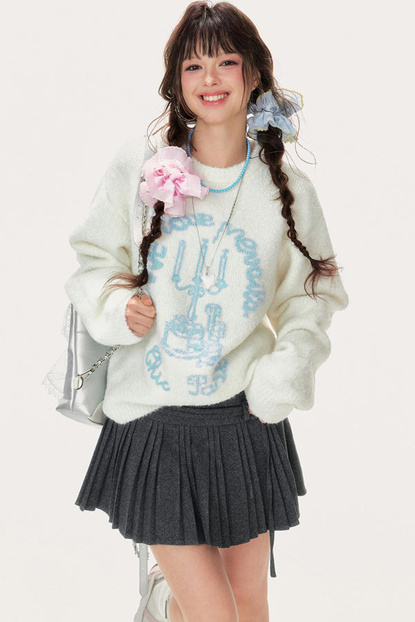 Winter Jacquard Crew Sweater