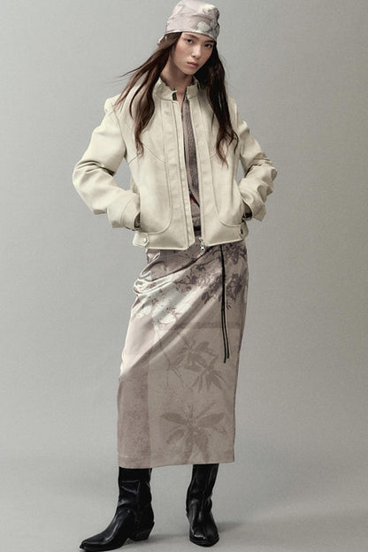 Spliced Knitted Cardigan