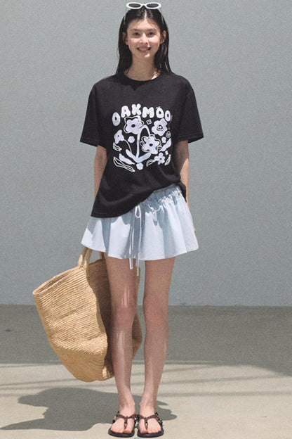 Count Her Flowers Cool Loose T-Shirt