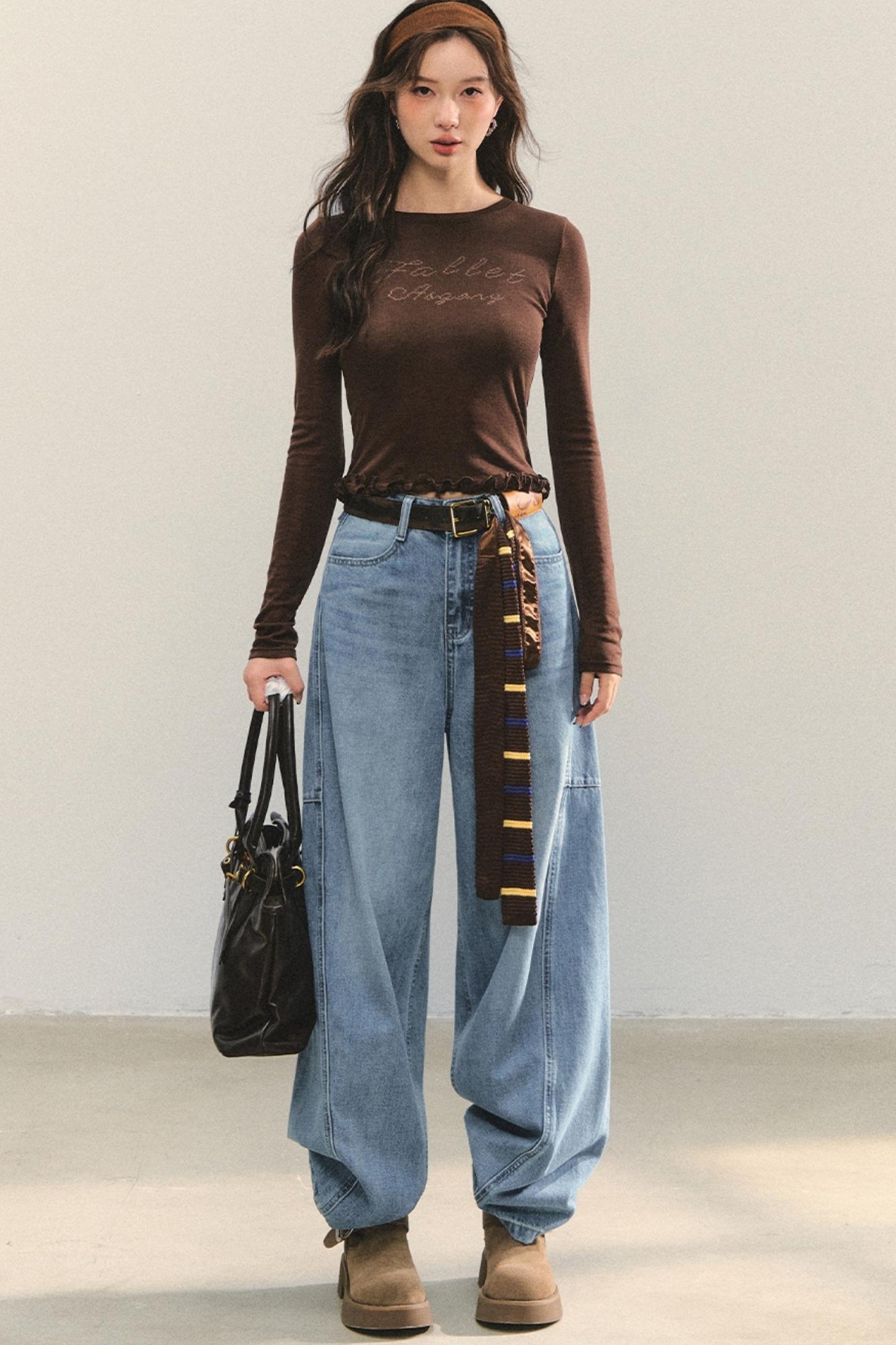 Slim Stitched Bolero Top