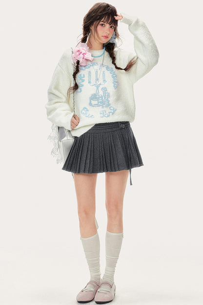 Winter Jacquard Crew Sweater