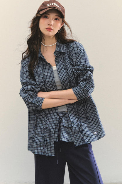 Fungus Hem Loose Fit Shirt Set-Up