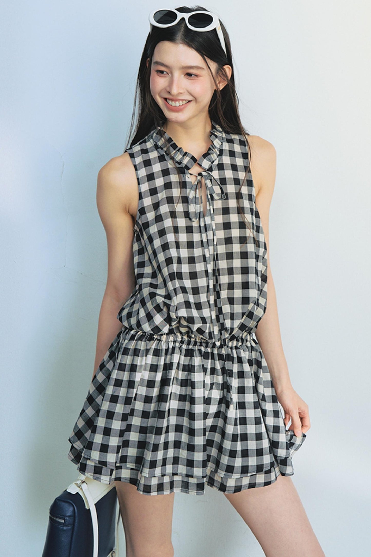 Plaid Mullet Dress