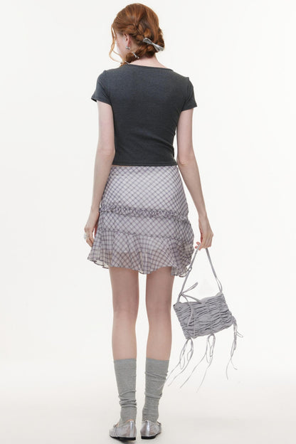 Color Block Knit V-Neck Top