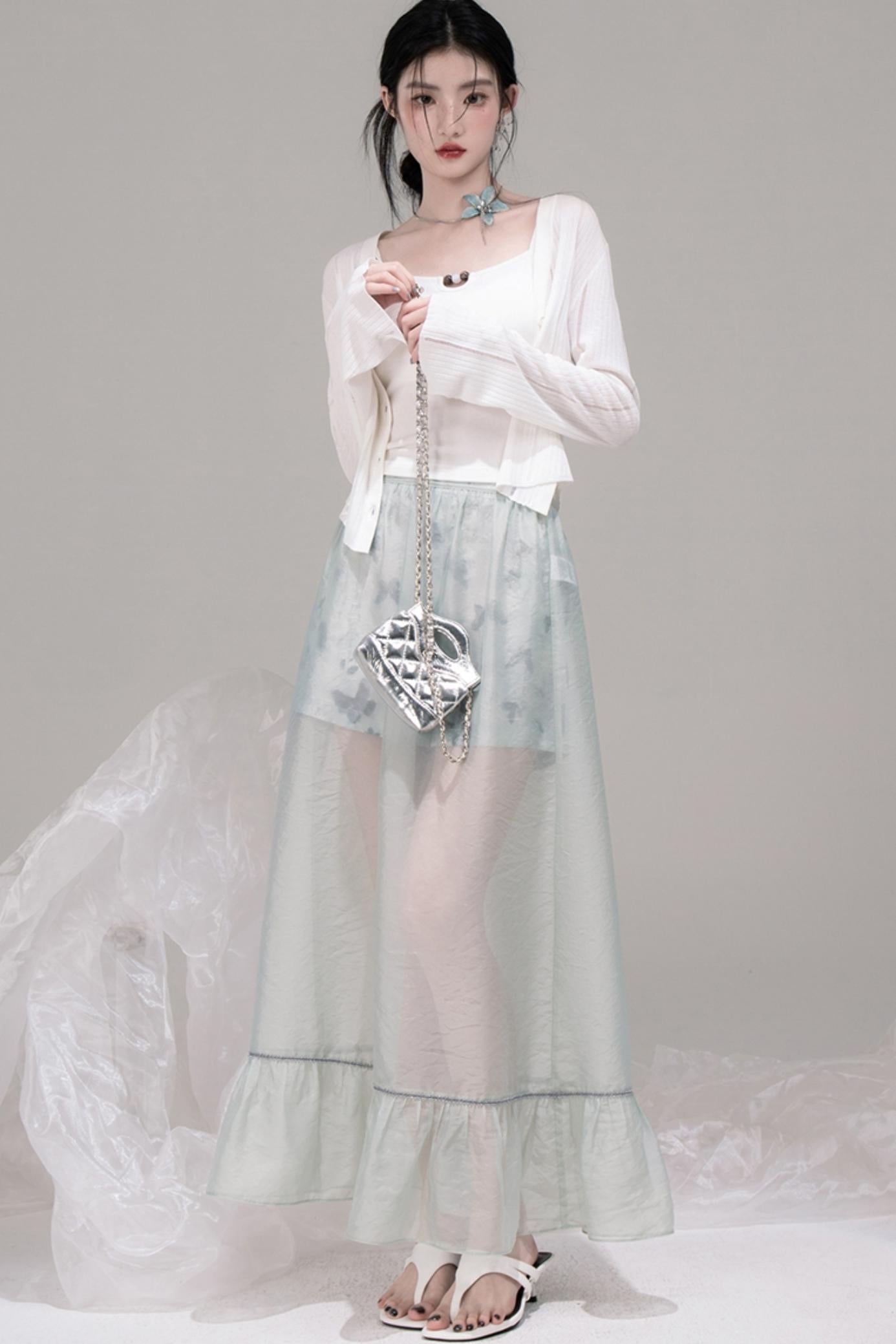 Ethereal Layered Ensemble Dress Set