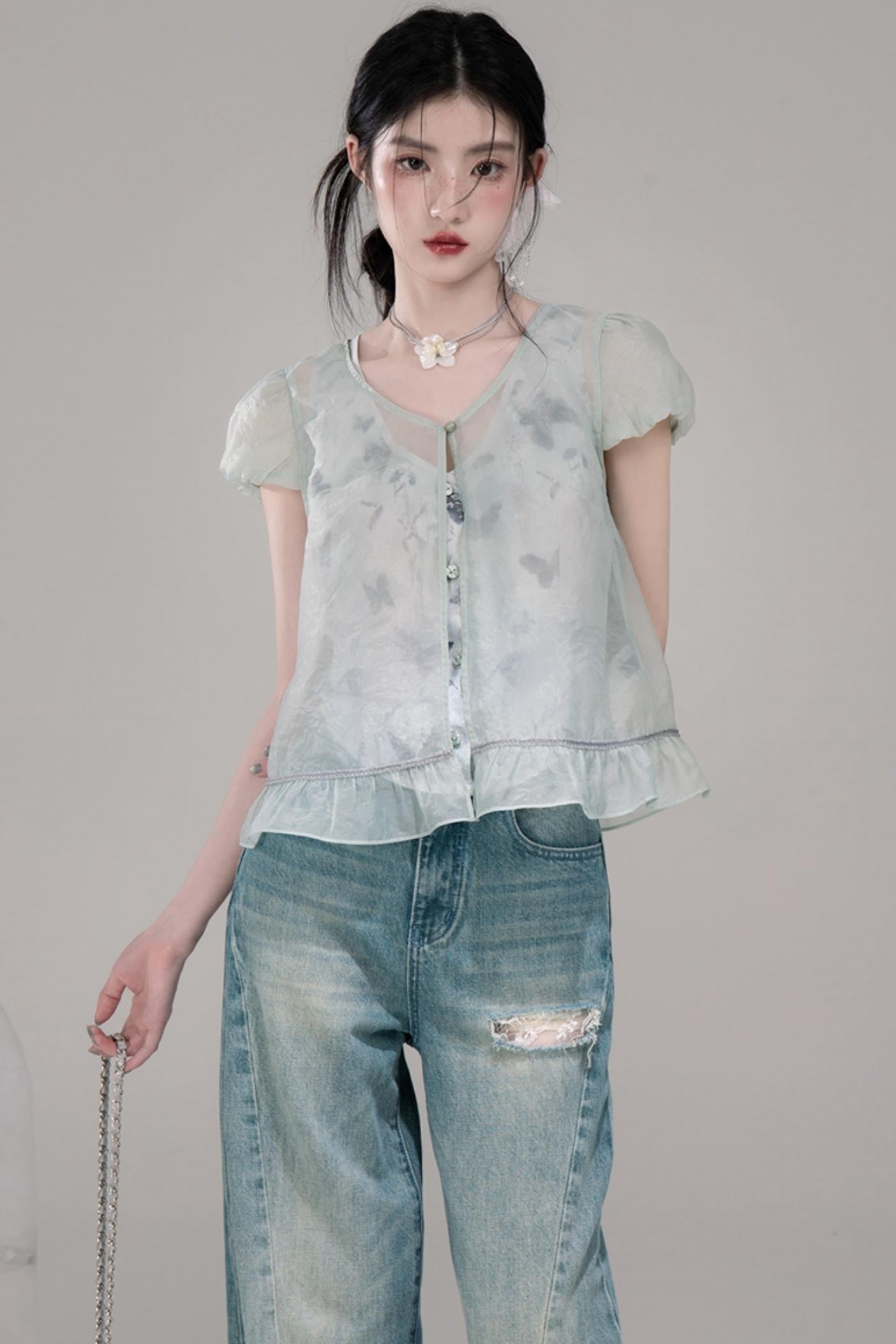 Ethereal Layered Ensemble Dress Set