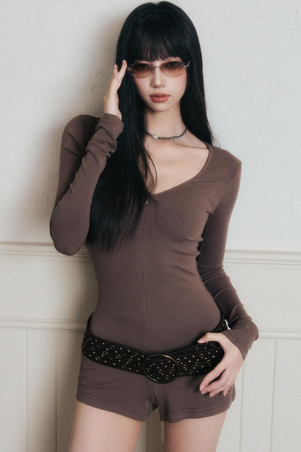 Sweet Spicy Knitted Jumpsuit