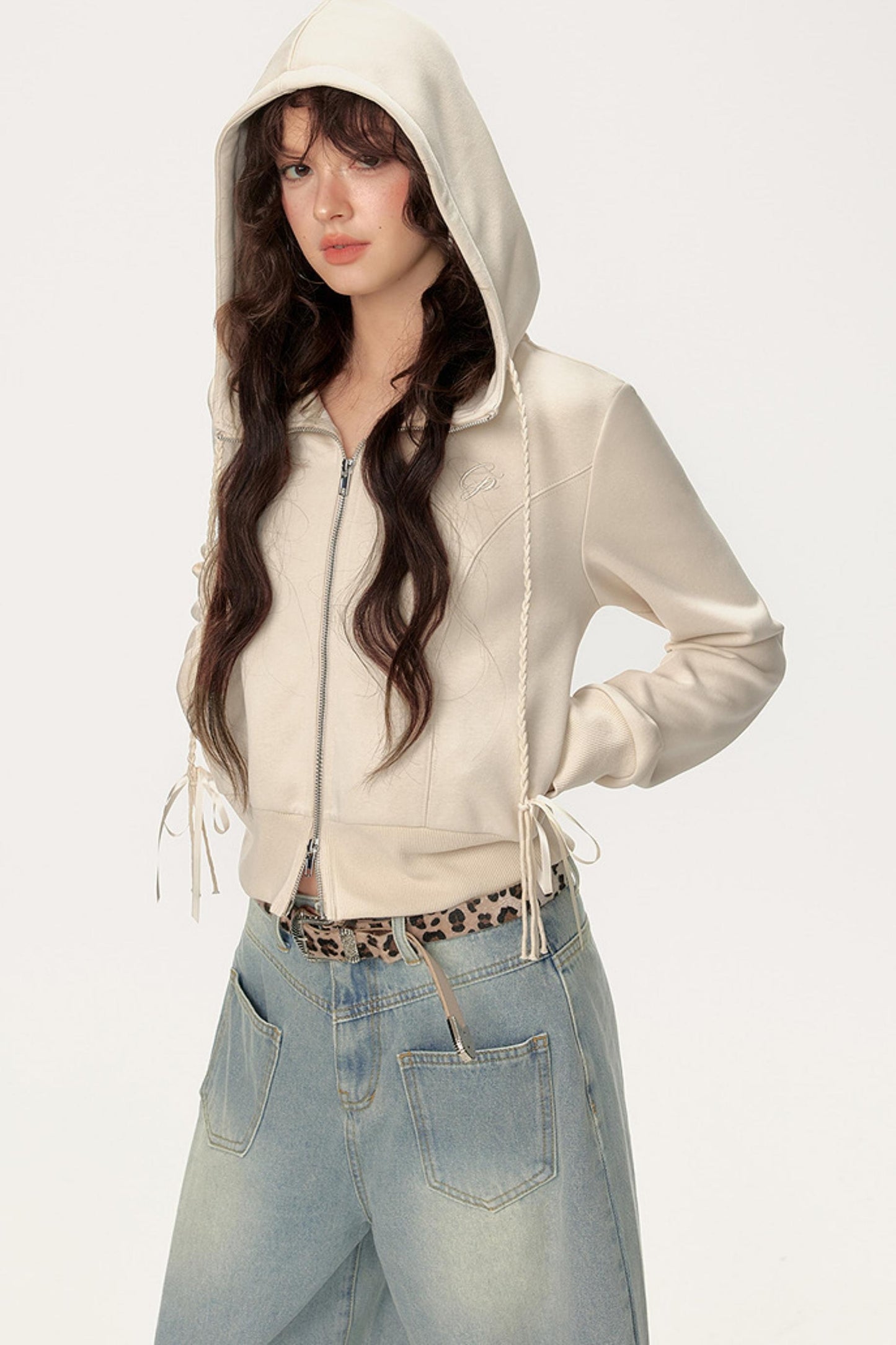 Elegant Hooded Cardigan