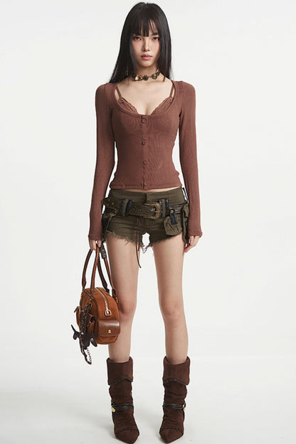 Pure Lace Sleeve Top