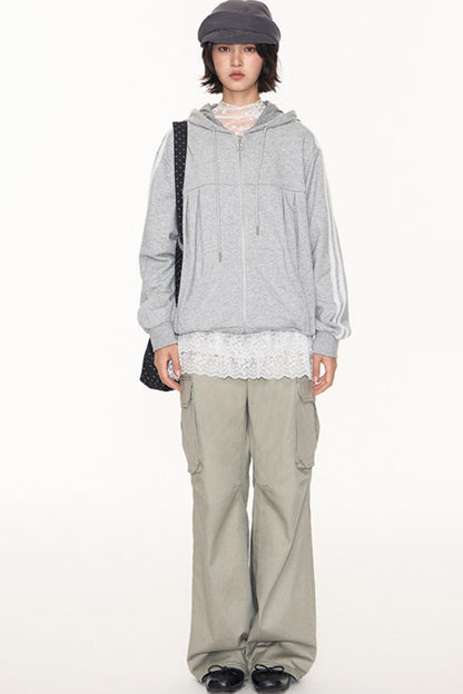 Vintage Pleated Cargo Pants