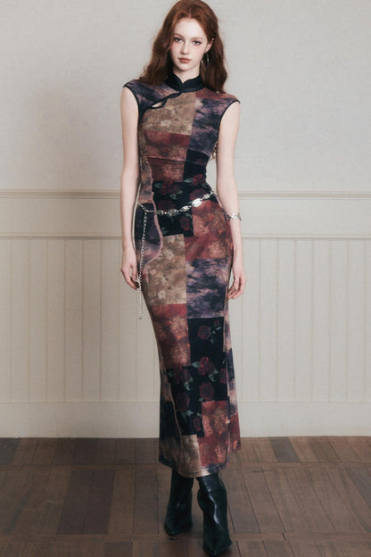 Vintage Chinese Cheongsam Dress