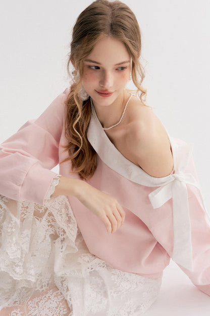 Balletcore Lace Sweatshirt