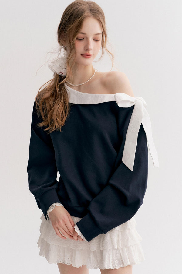 Balletcore Lace Sweatshirt