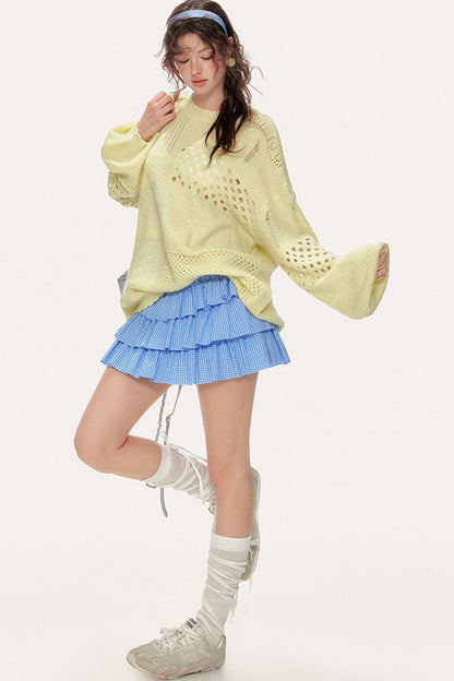 Lazy Sweet Multi-Layered Sweater