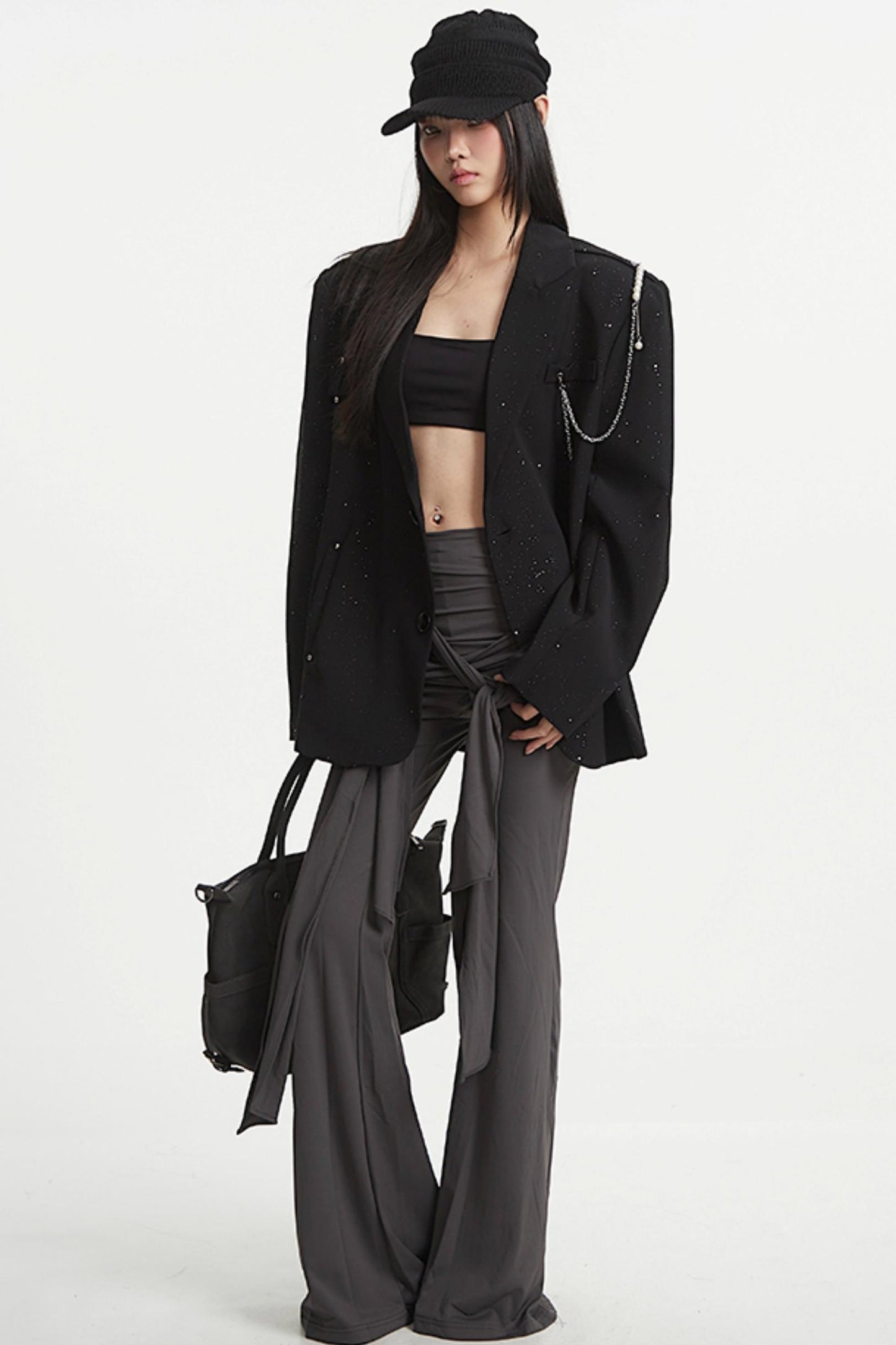 Strappy Flared Pants