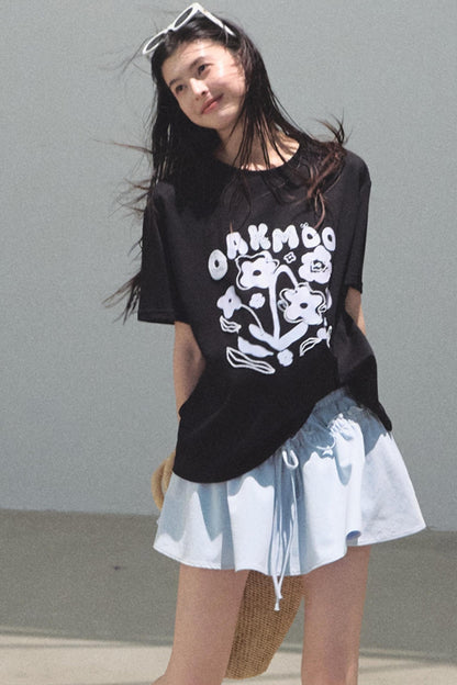 Count Her Flowers Cool Loose T-Shirt