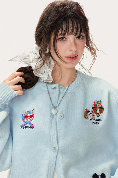 Lazy Knitwear Sweater Cardigan