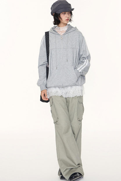 Lace Collar Shirt Transparent Top