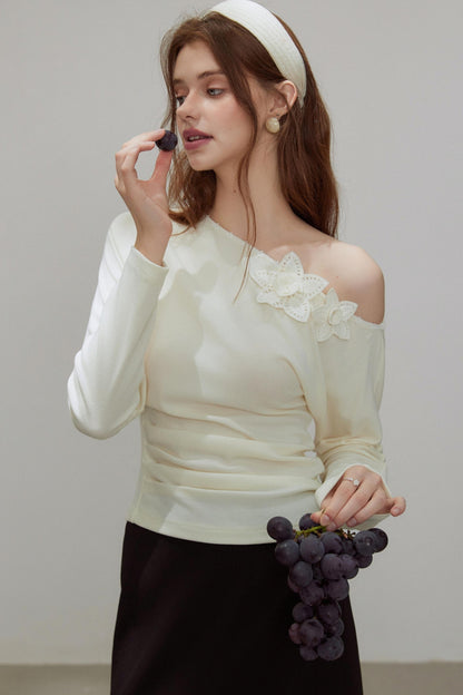 New Knitted Floral Sweater