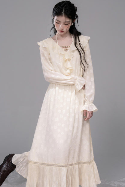 Lotus Pleated Halterneck Dress